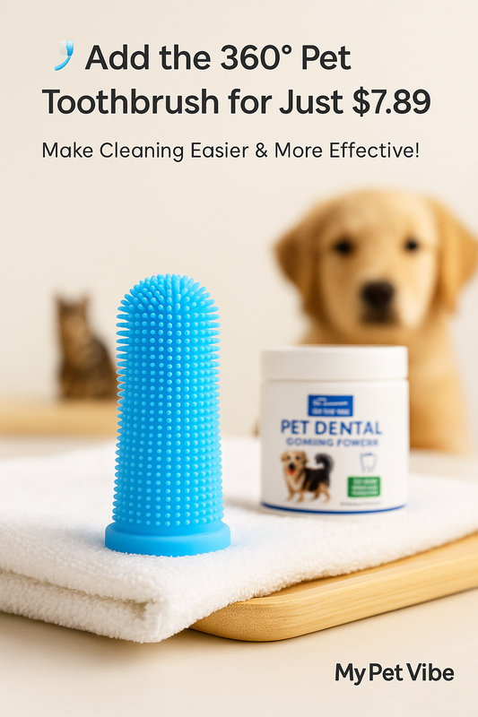 My Pet Vibe™ 360° Pet Toothbrush