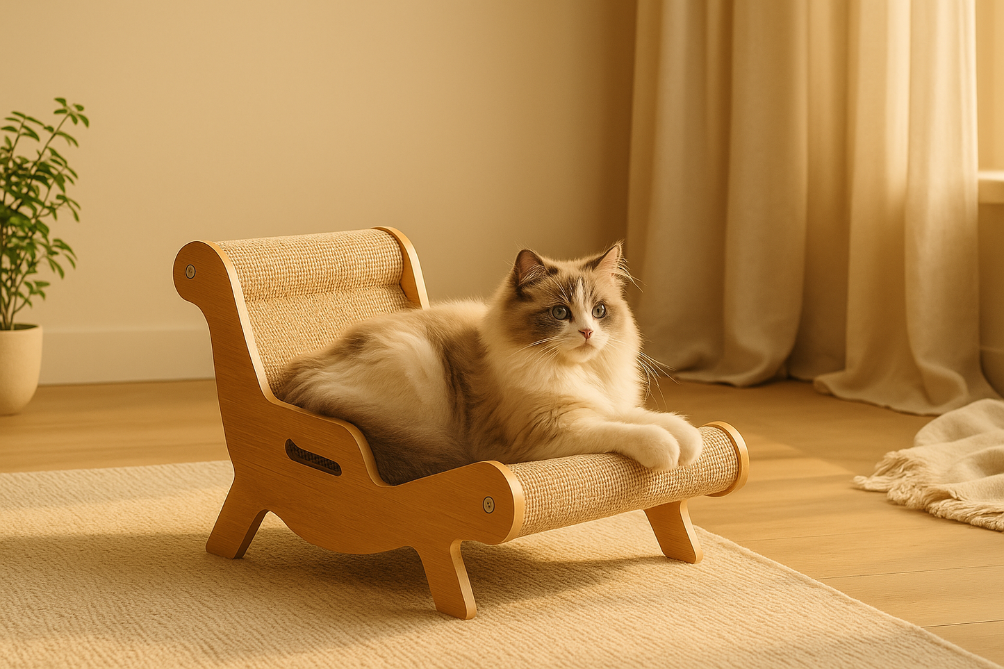 Cat scratcher lounge